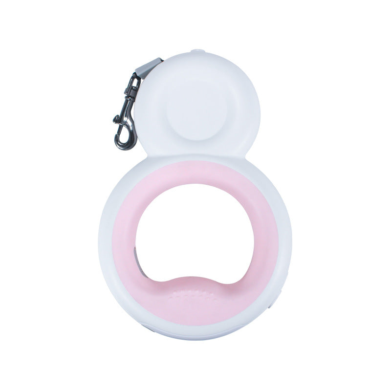 4 in 1 Pet Snowman LED With Night Light Dog Automatic Retractable Leash