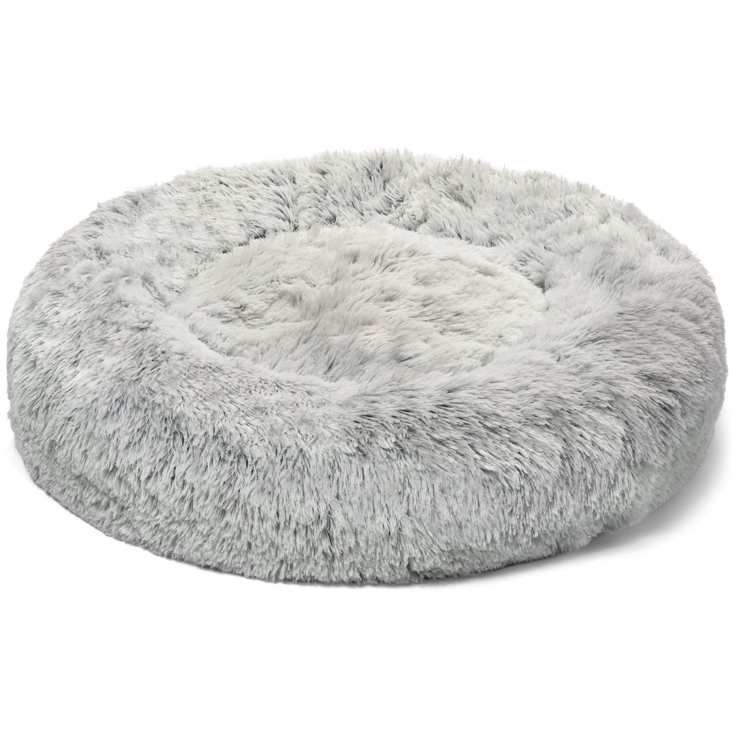 28" Ortho Plush® Pet Bed - Snowflake White Two Tone