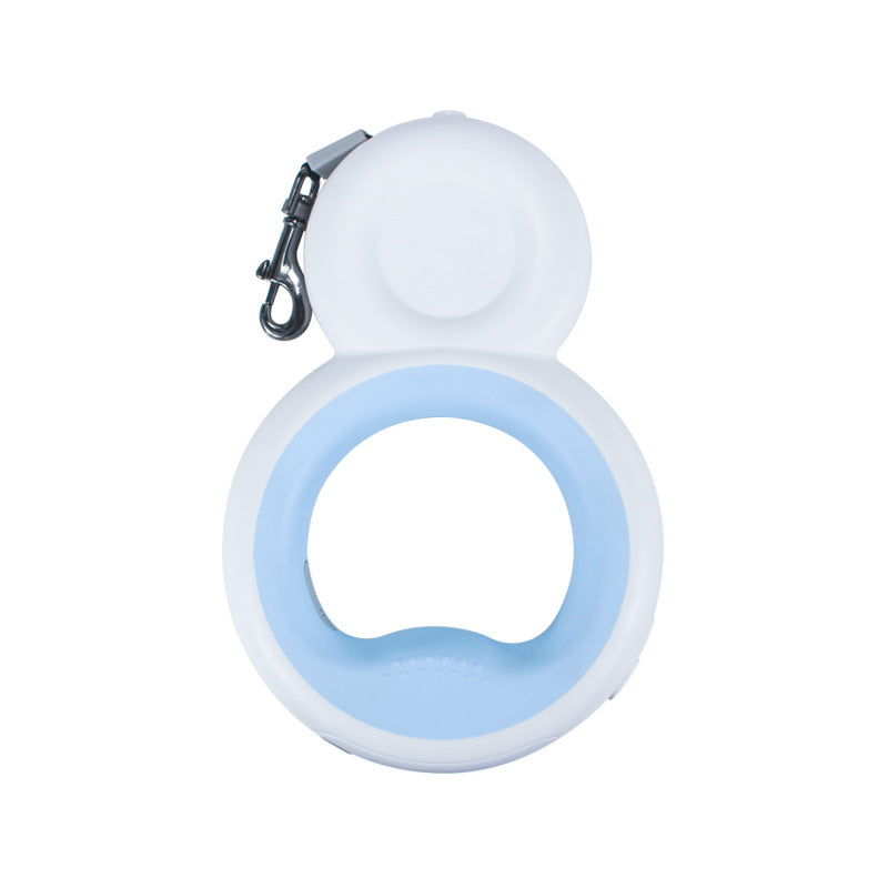 4 in 1 Pet Snowman LED With Night Light Dog Automatic Retractable Leash