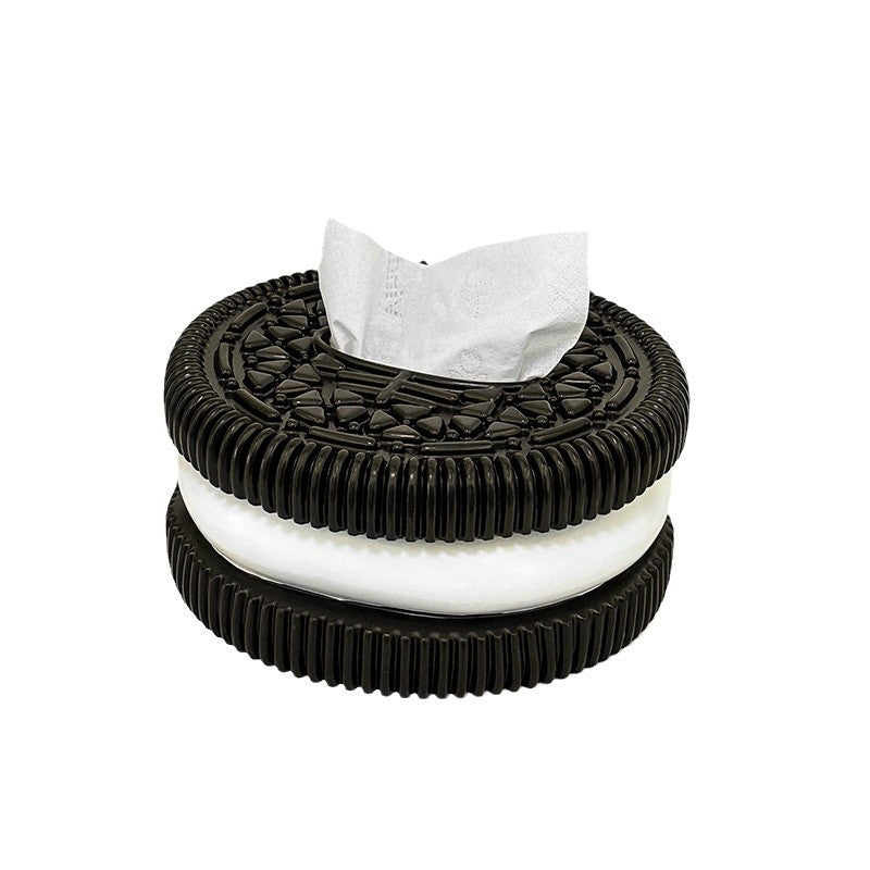 Oreo tissue Box Bathroom Living Room Car Accessories