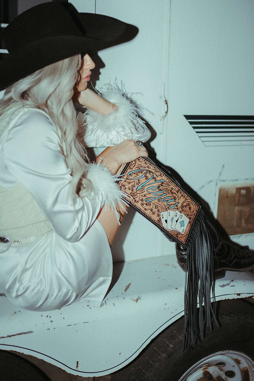 The Turquoise Vegas Clutch Wristlet by Beth Marie Exclusive