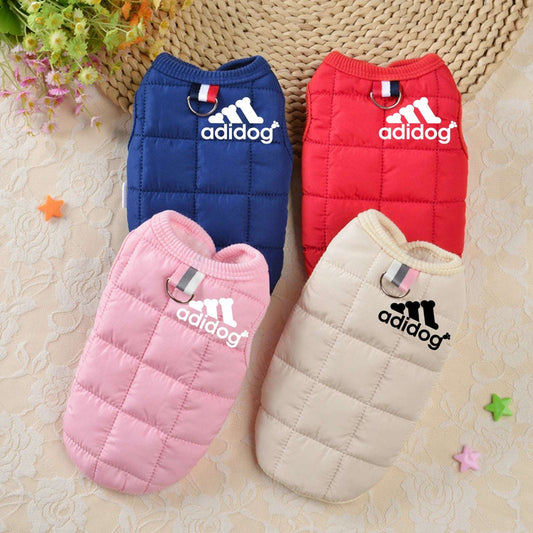Pet clothing winter cotton-padded jacket vest multi-color waterproof
