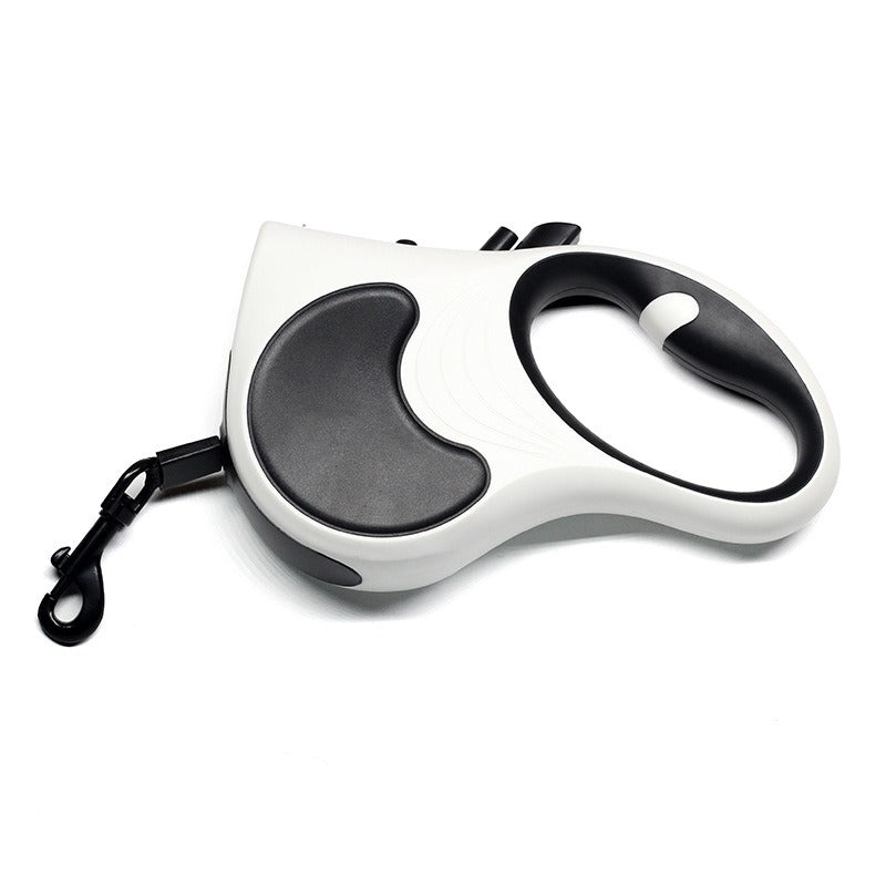 Small and medium-sized dog leash with light automatic telescopic