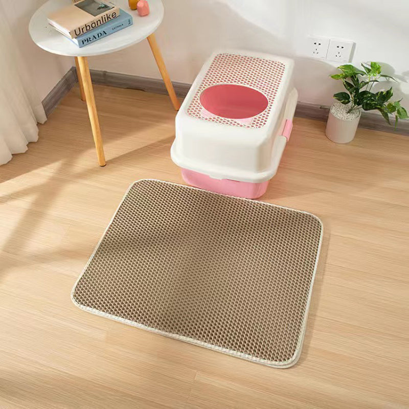 Double Layer EVA Pet Cat Litter Pad Sand Mat