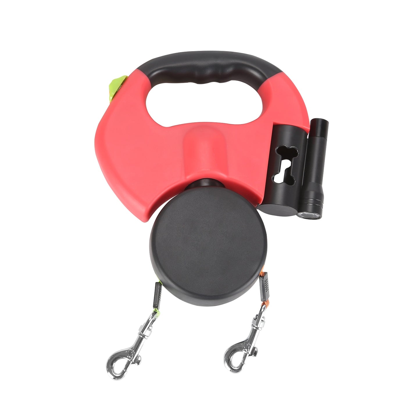 Retractable Dual Double Pet Rope Leash Tangle Free Walk For Two Dogs