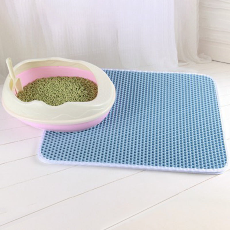 Double Layer EVA Pet Cat Litter Pad Sand Mat