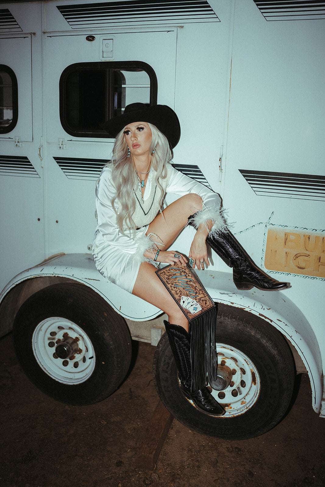 The Turquoise Vegas Clutch Wristlet by Beth Marie Exclusive