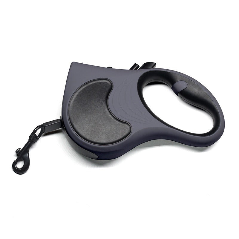 Small and medium-sized dog leash with light automatic telescopic