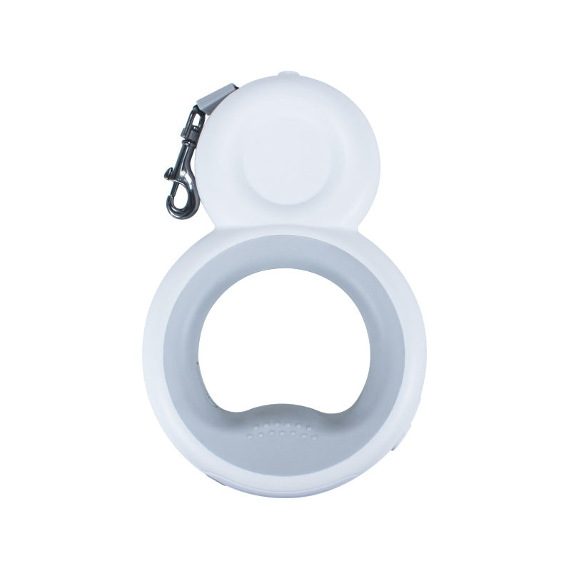 4 in 1 Pet Snowman LED With Night Light Dog Automatic Retractable Leash