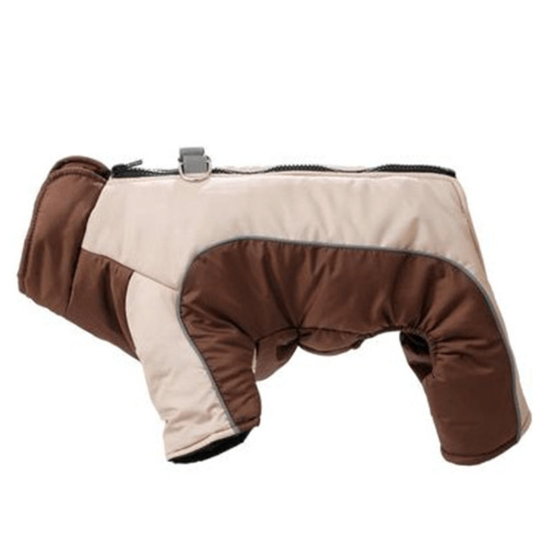 Winter Warm Windproof Dog Jacket, Reflective Pet Coat with D-Ring for Small Medium Dogs, Cats, Bulldog, Pug