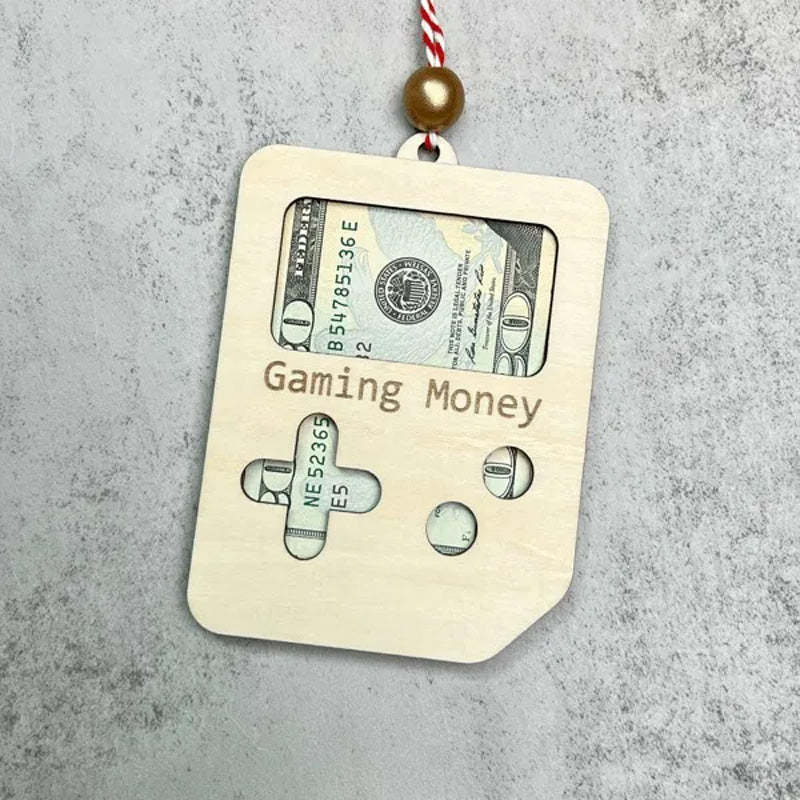 Gaming Christmas Gas Money Tree Ornaments Gift Cards