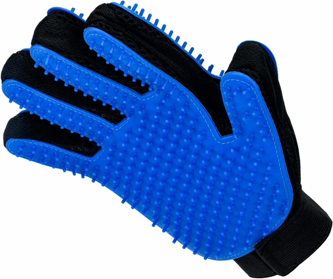 Pet Grooming Hair Removal Glove, One Size fits All, Double-Side can be Worn on Both Hands-1 Piece