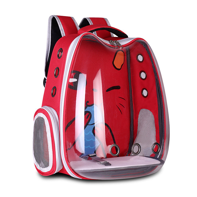 Pet Space Breathable Shoulder Cat Dog Backpack