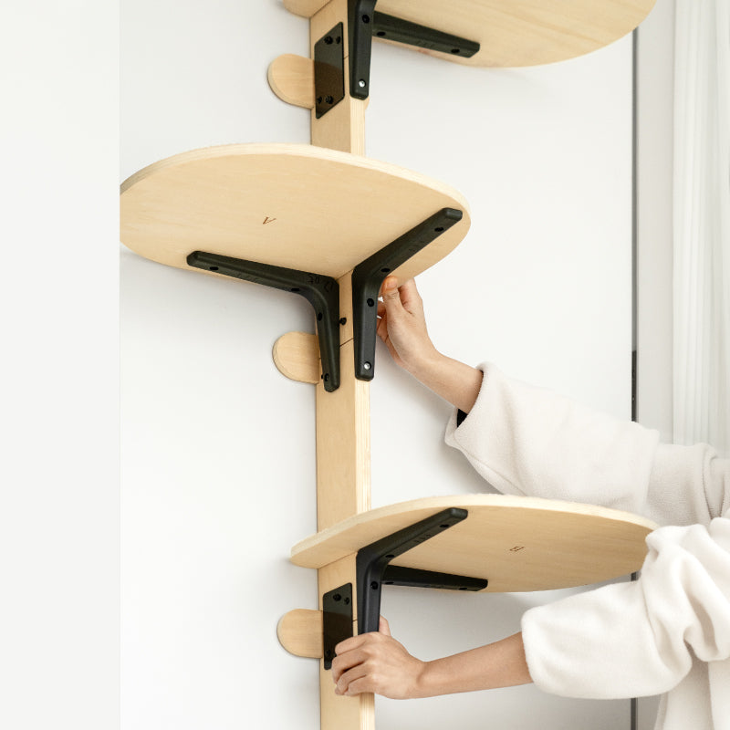 Door Hanging Bed Comfort Eco-Friendly Pine Wood Stable Durable Scratch Board Pet Climbing Frame