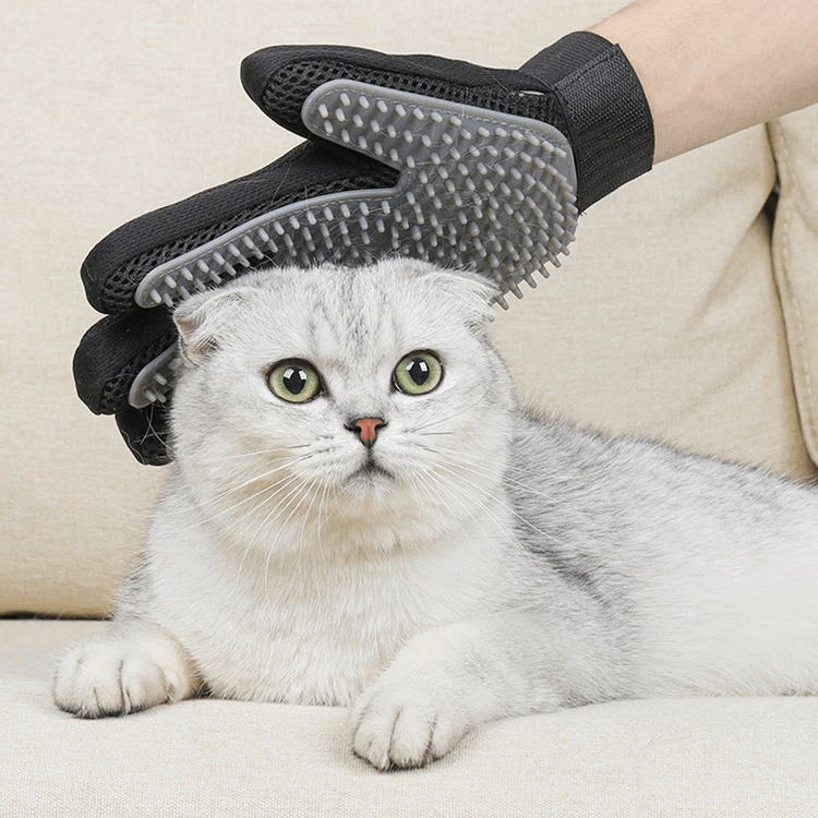 Upgrade Pet Grooming Gloves for Dogs, Cats, Rabbits & Horses with Long and Short Hair, Pets Hair Remover Mittens - 1 Pair