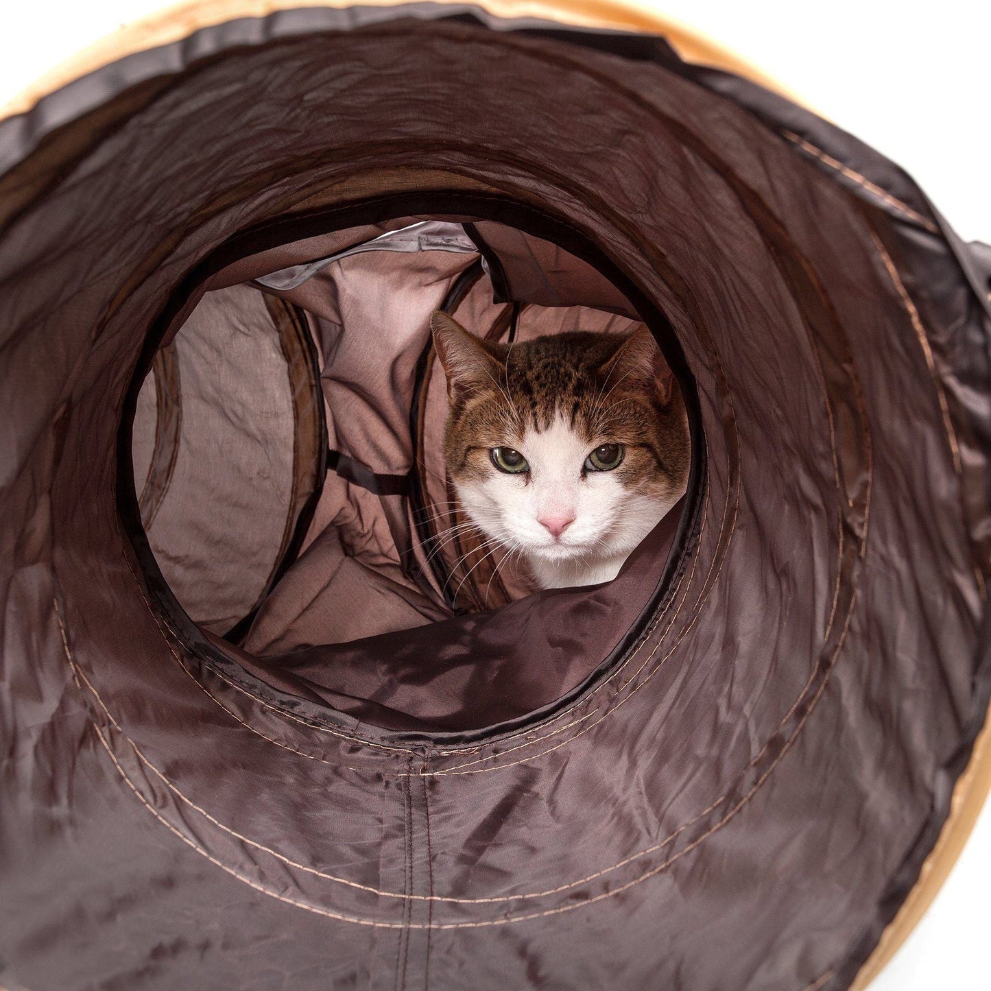 Pet Life 'Kitting-Go-Seek' Collapsible Folding Travel 3-way Kitty Cat Tunnel