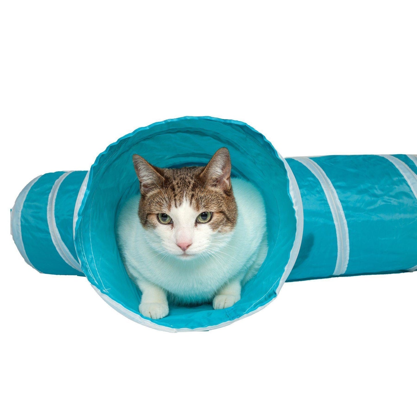 Pet Life 'Kitting-Go-Seek' Collapsible Folding Travel 3-way Kitty Cat Tunnel