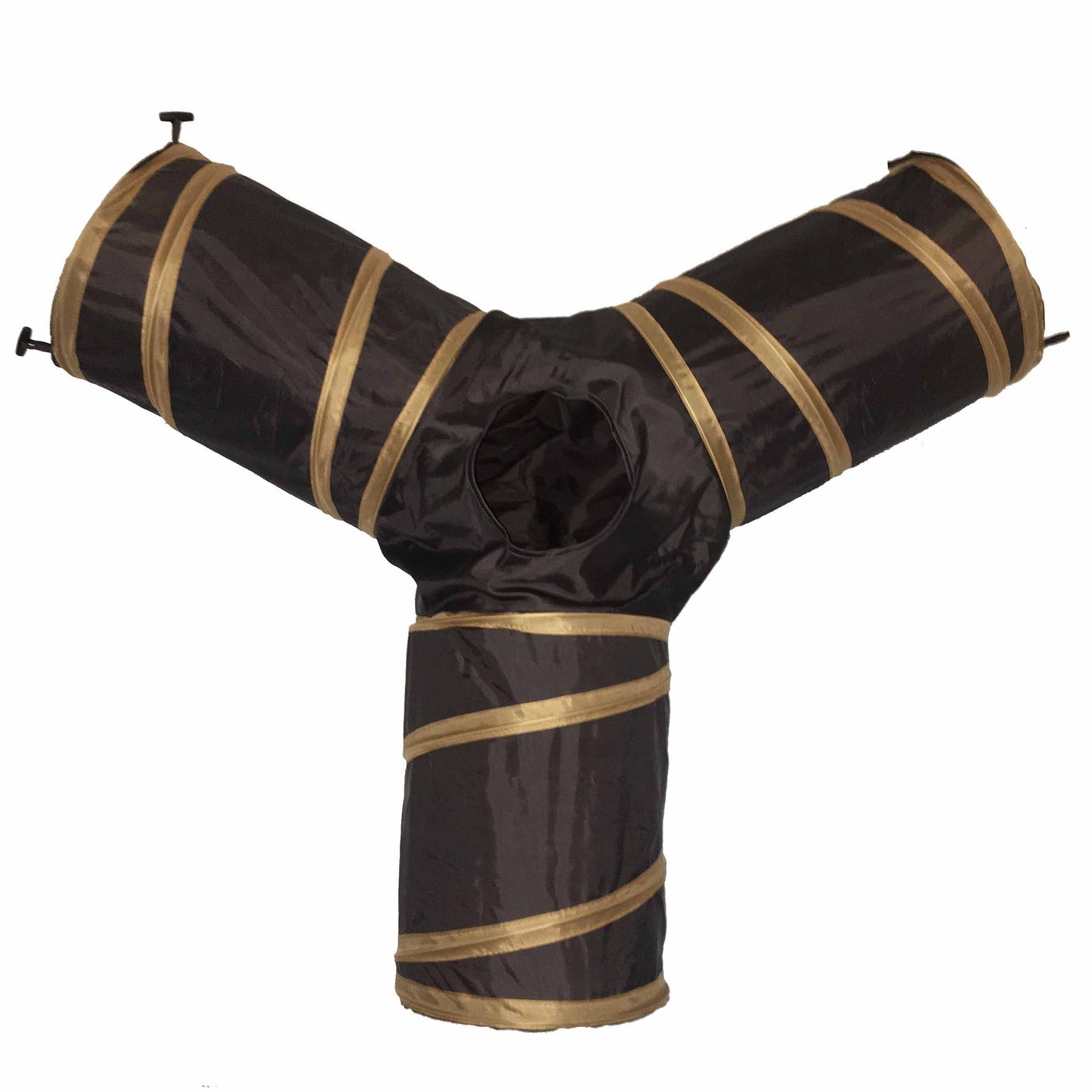 Pet Life 'Kitting-Go-Seek' Collapsible Folding Travel 3-way Kitty Cat Tunnel