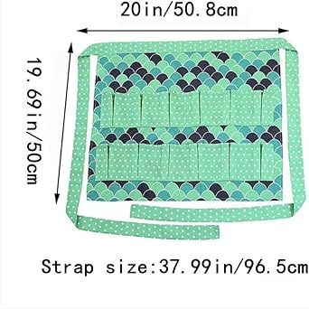 12 Pockets Egg Apron Veggie Fruits Collecting Gathering Holding for Chicken Duck Goose Eggs