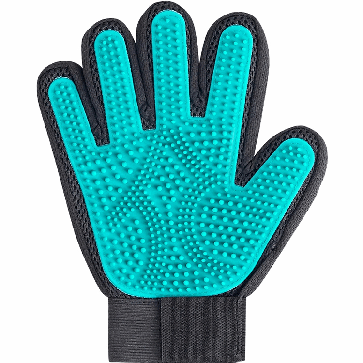 Upgrade Pet Grooming Gloves for Dogs, Cats, Rabbits & Horses with Long and Short Hair, Pets Hair Remover Mittens - 1 Pair
