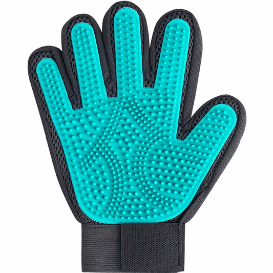 Upgrade Pet Grooming Gloves for Dogs, Cats, Rabbits & Horses with Long and Short Hair, Pets Hair Remover Mittens - 1 Pair